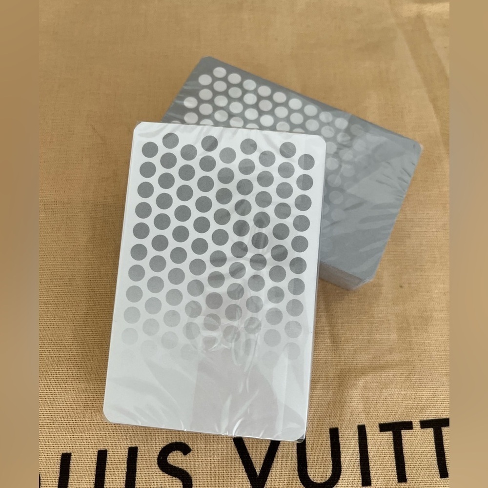 Louis Vuitton Museum Logo Playing Cards 2 Decks Rare Ltd Ed BNWOT - Picture 6 of 11